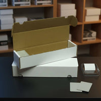 Trading Card Storage Box Large Capacity Corrugated Cardboard Card Box for Gamers
