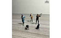 1:64 Scale Outdoorsman Figure Realistic Poses Scene Miniature Long-Lasting Resin