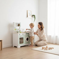 Play Fridge Cooktop Sink Set Realistic Simulation Sound and Glow Kitchen Toy