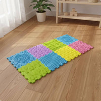 Textured Easy to Hygienic Children Foot Anti-Slip Base Textured Floor Tiles for Young Children