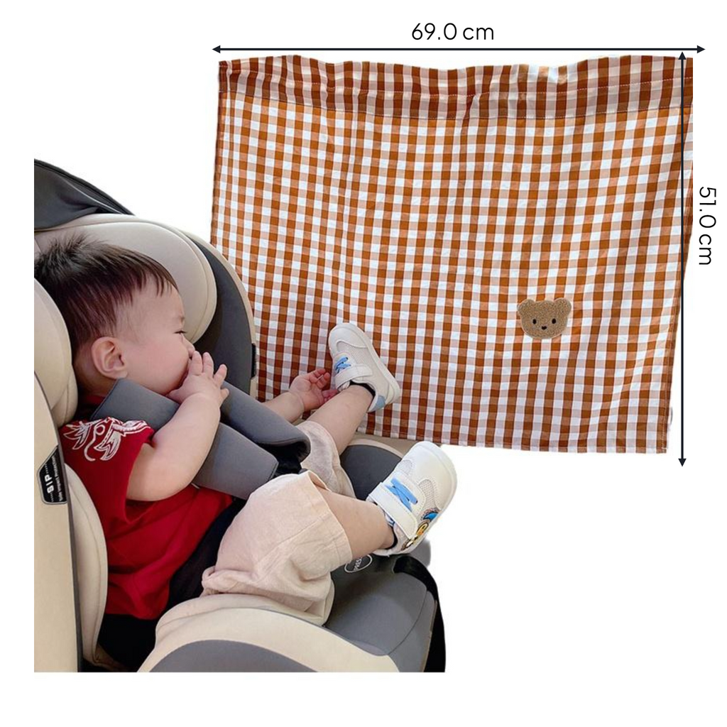 Car Window Shade, Privacy Protection, Sunlight Protection, Infant Sun Shield, Suction holder Screen, Kids Car Window Shield, Easy Installation, Cute Panda Pattern