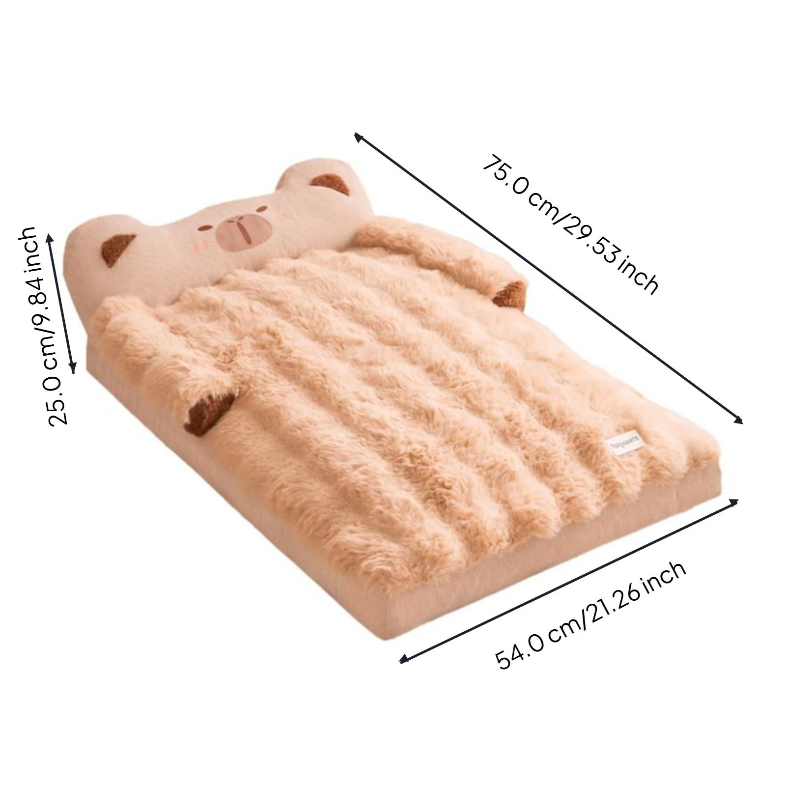 Cat bed with washable cover