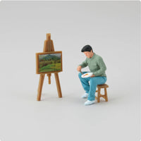 1:64 Miniature People Photo Prop 1:64 Scene Setting Figure Fine Details