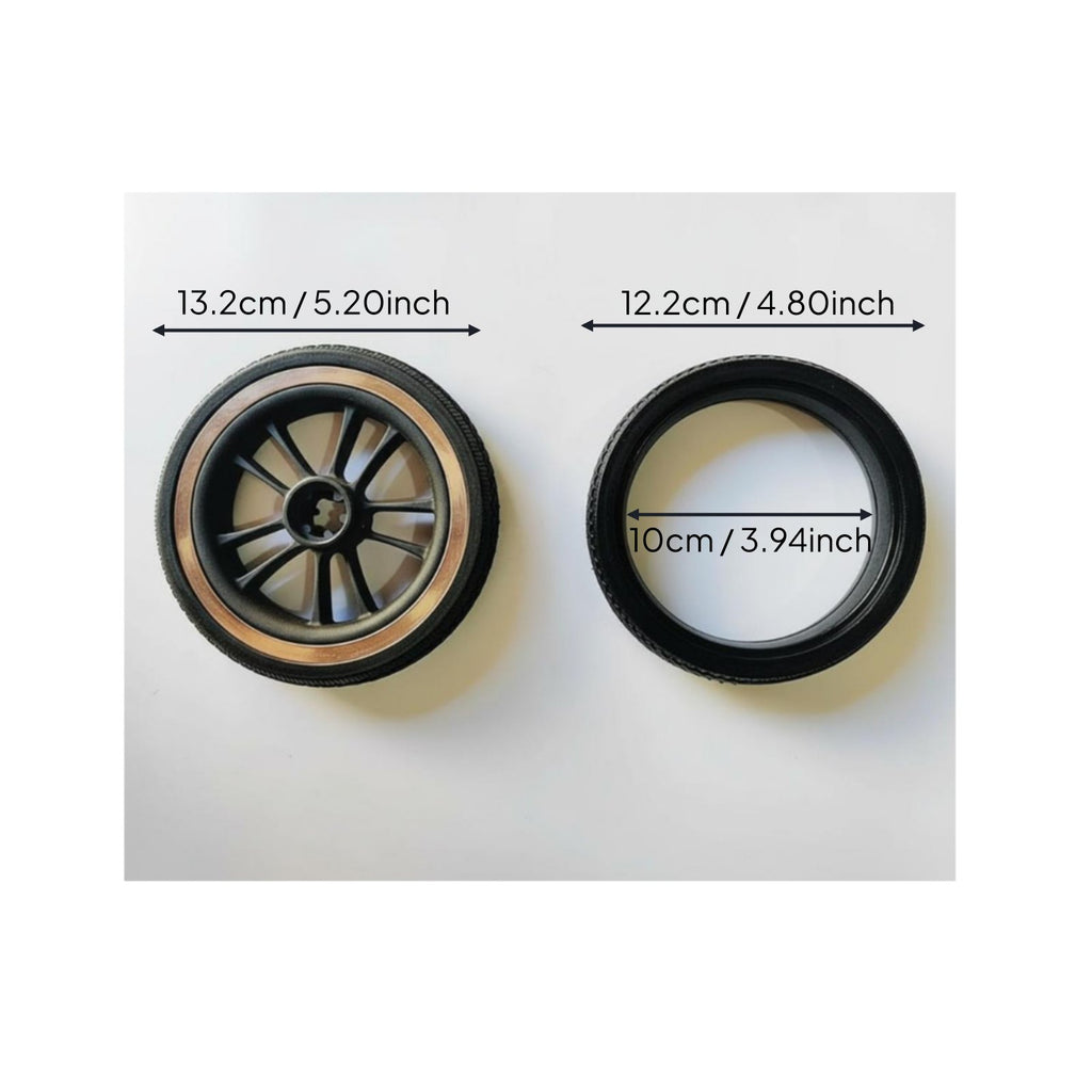Baby Carriage Replacement Wheel Wear-Resistant Baby Carriage Rubber Tire