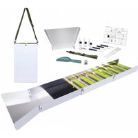 Complete Aurum Prospecting Kit Foldable Design Aluminum Sluice Box for Beginners