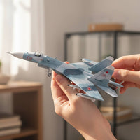 27 Fighter Jet Model Boxed Item -27 Model Airplane Alloy Jet for Aviation Fans, Collectors, Desk Display