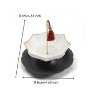 Umbrella Tea Strainer Decorative Design Steeper Heat-Resistant
