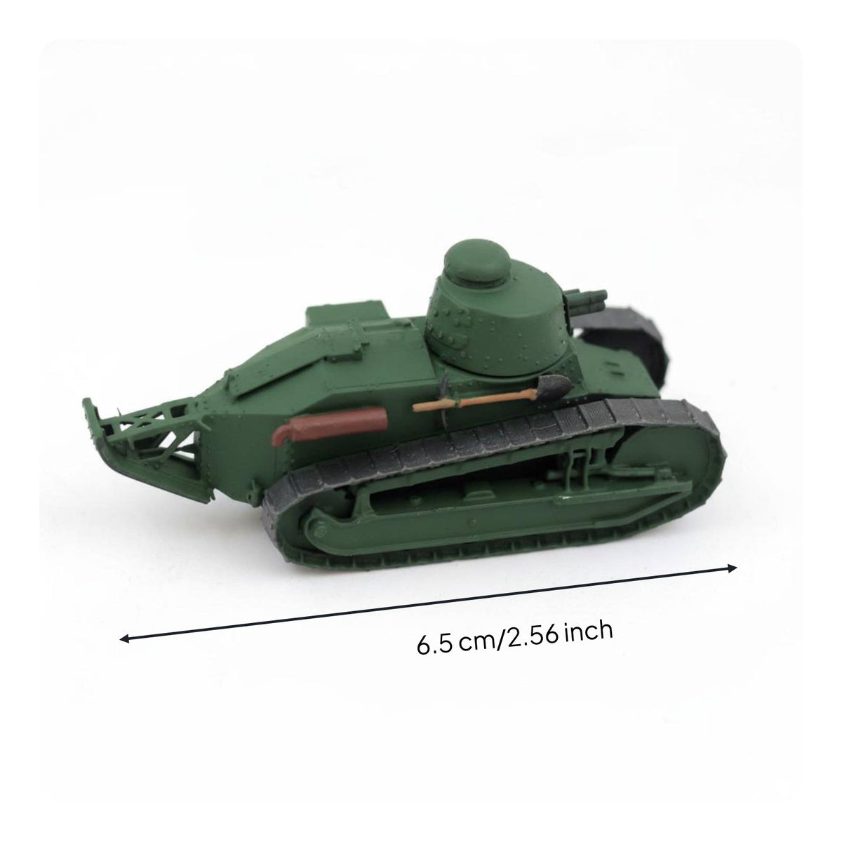1/72 French FT Light Armored Vehicle Model Solid Resin Construction