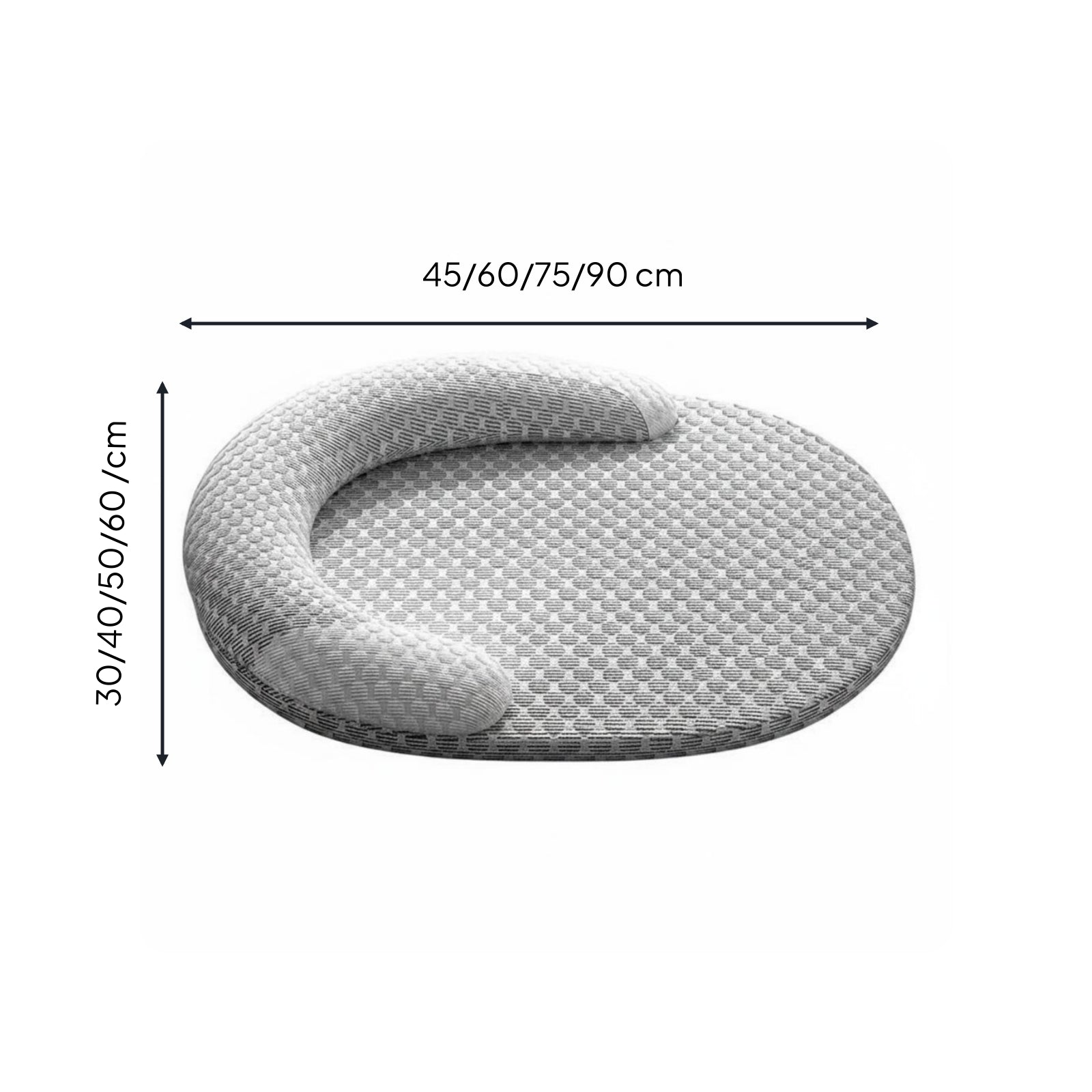 Cooling Pet Bed Mat Raised Rim Pet Cooling Mat Cushioned