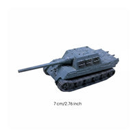 1:144 Jagdtiger Tank Armored Vehicle Model Display Collectible Tank Figure for Collectors, Enthusiasts