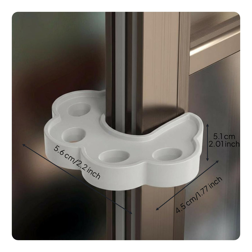 Kid Security Lock, Sliding Door Latch, Adjustable Cabinet Lock, Infant Proofing, Easy to Install, U-Shaped, Childproof Protection