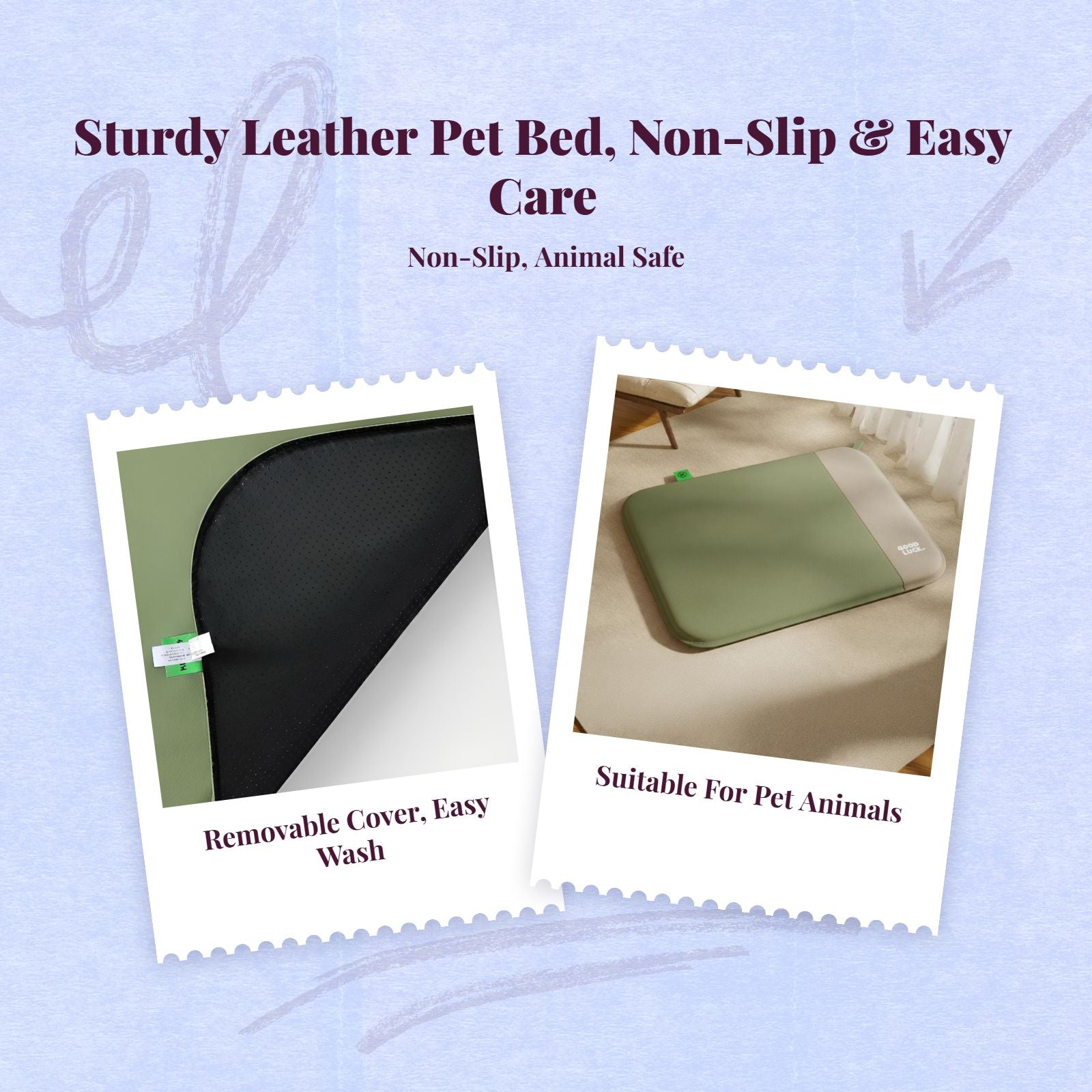 Waterproof orthopedic dog bed, easy clean