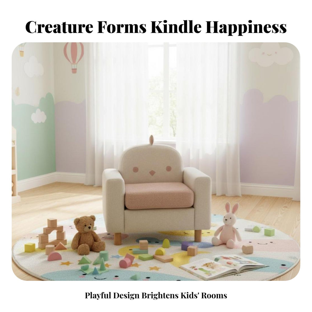 Miniature Club Chair Anti-Tipping Design creatureThemed Mini Sofa