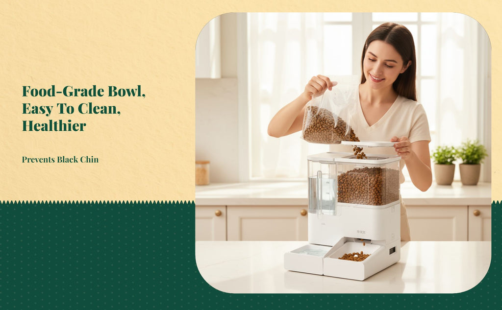 Timed automatic cat feeder