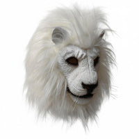 Lion Mask Furry Mane Full Head Lion Mask for Halloween