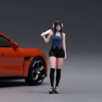 Street Look Female Figurine Detailed Mini Girl Model Collectible