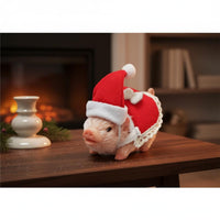 5 Pieces Christmas Pig Toy Interactive Realistic Pig Toy Easy to Wash