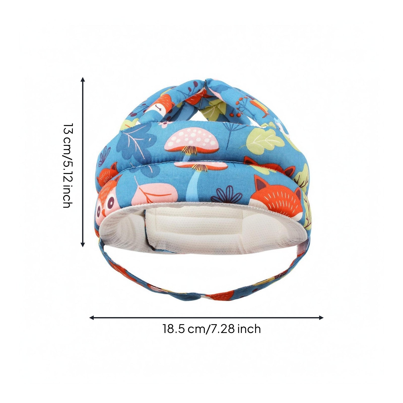 Infant Head Protection Hat Breathable Padded Hat Shock-Absorbing Learning-to-Walk Helmet for Infants