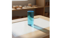 Acrylic Cylinder Block Early Learning Transparent Stacking Cylinder Bright Colors Stacking Blocks for Preschoolers, Young Children, Playroom