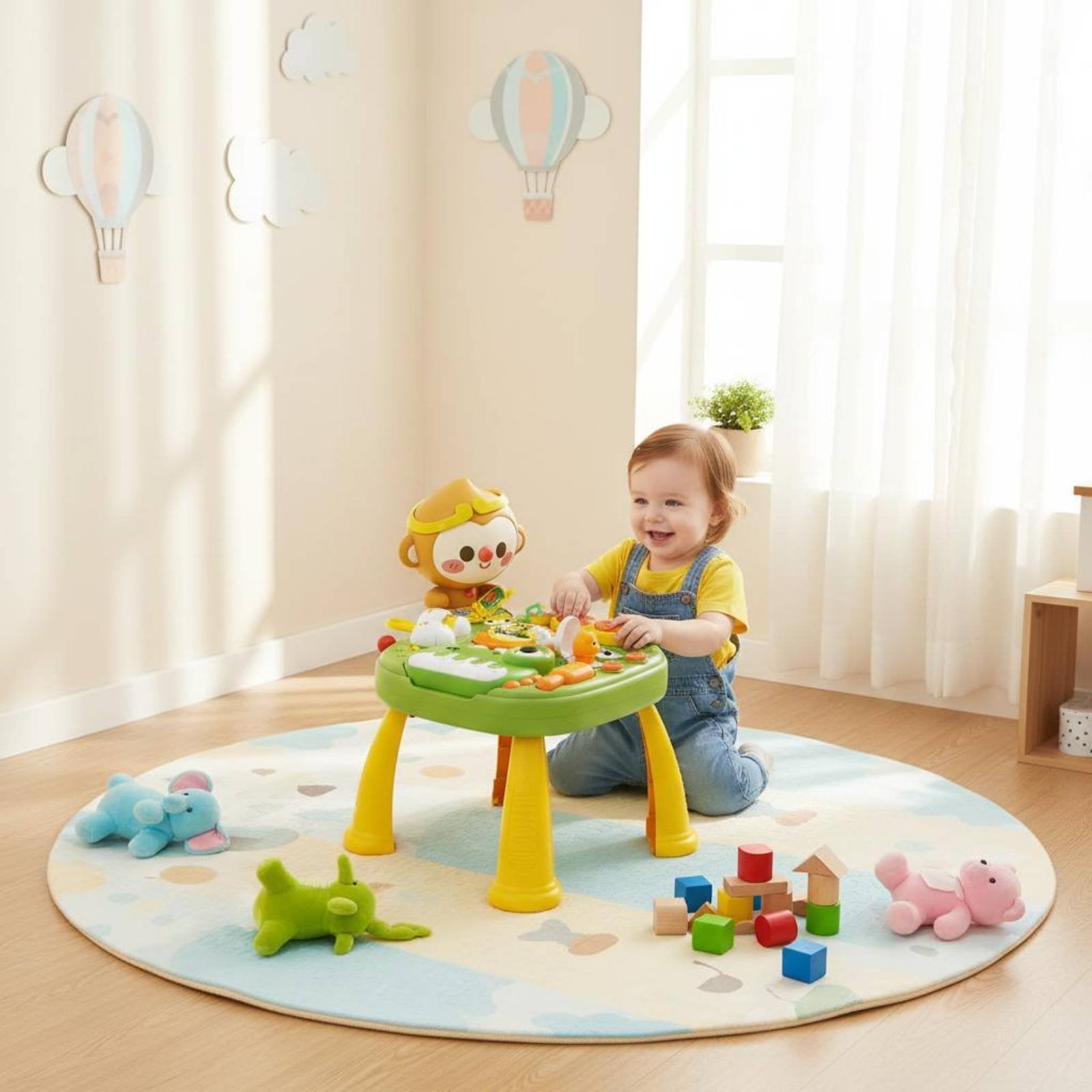 Musical Activity Table Busy Board Design Interactive Baby Music Station