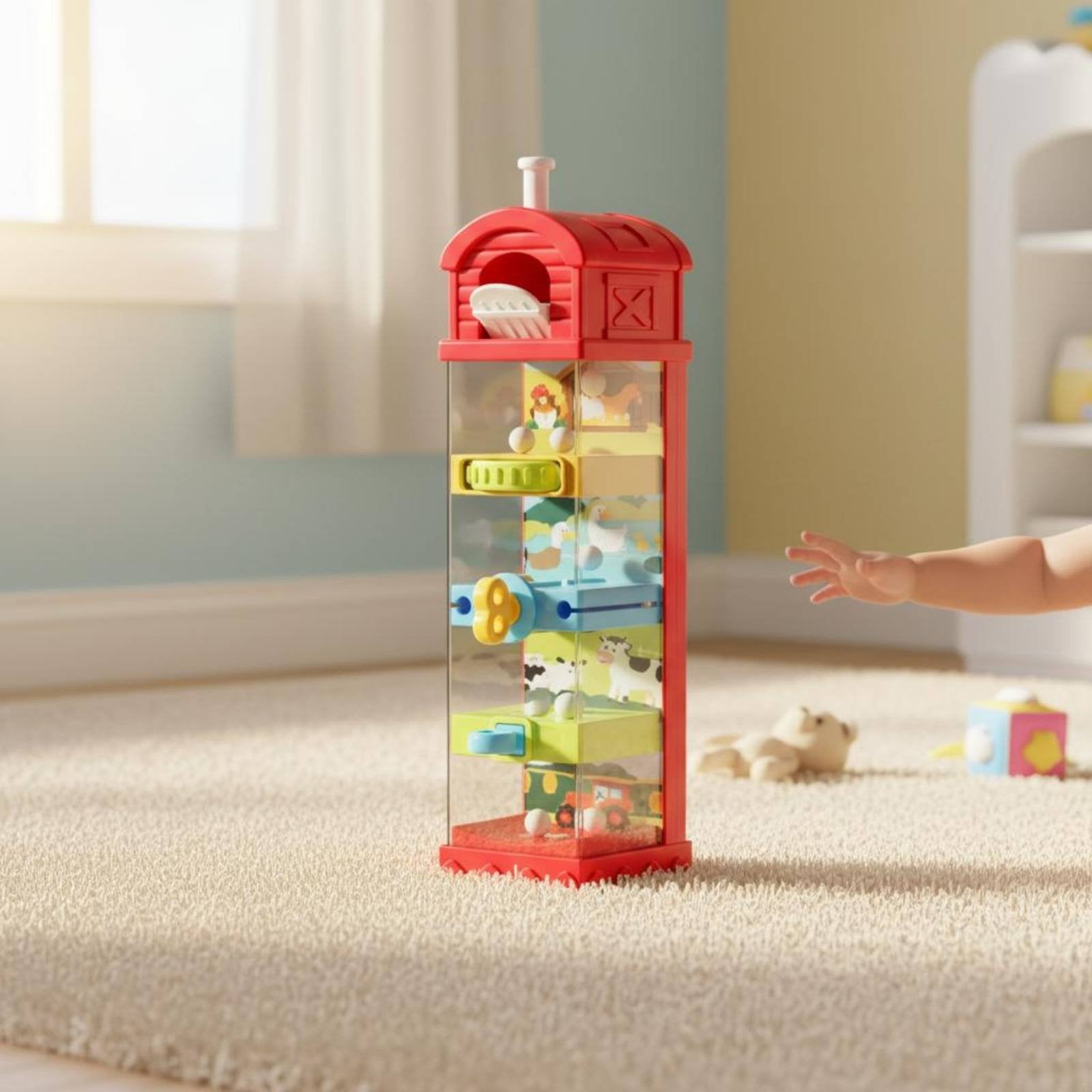 Farm Maze Toy Early Learning Baby Activity Maze Fine Movement Skills