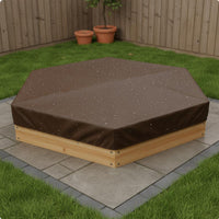 Hexagonal Sandbox Cover Sun Protection Waterproof Sandbox Tarp Dustproof
