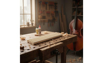 5 Pieces Double Bass Sound Post Spruce Wood Upright Bass Soundpost for Musicians