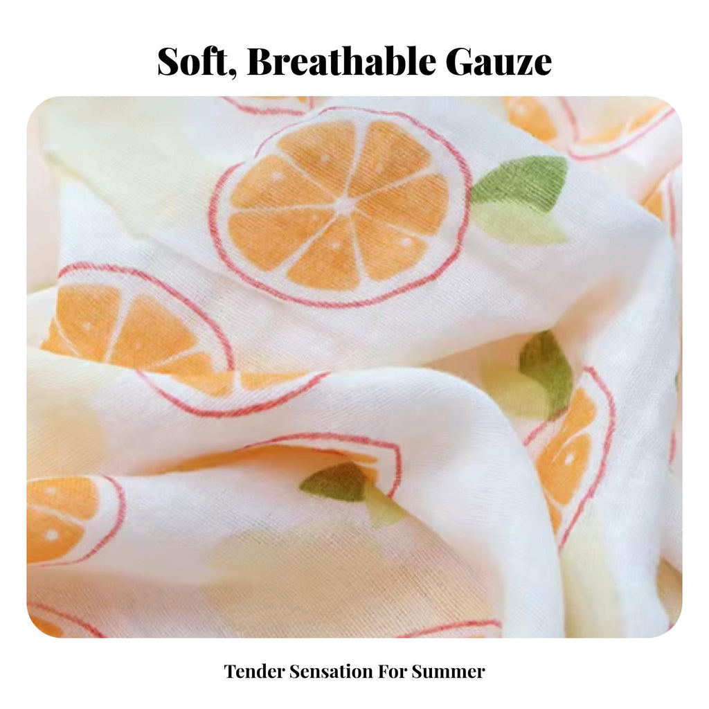 Double-Layer Printed Coverlet Breathable Towel Blanket Absorbent for Summer Use