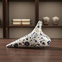 12 hole Ocarina Handmade Ceramic Ocarina Collectible Wind Instrument for Beginners, Students, Training Performance