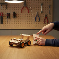 DIY Wireless Control Car Kit Develops Problem-Solving Skills Wireless Control Vehicle Kit Educational Toy High-Quality Materials