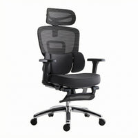Ergonomic Office Chair Padded Armrests Support Chair Aluminum Alloy Frame