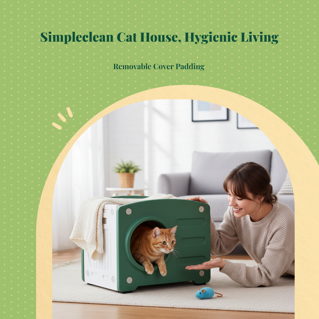 Waterproof insulated cat house