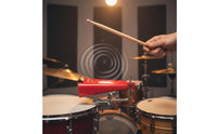 Drumset Cowbell Iron Mounted Drum Cowbell Clear Round Tone Musical Equipment for Percussionists, Concert