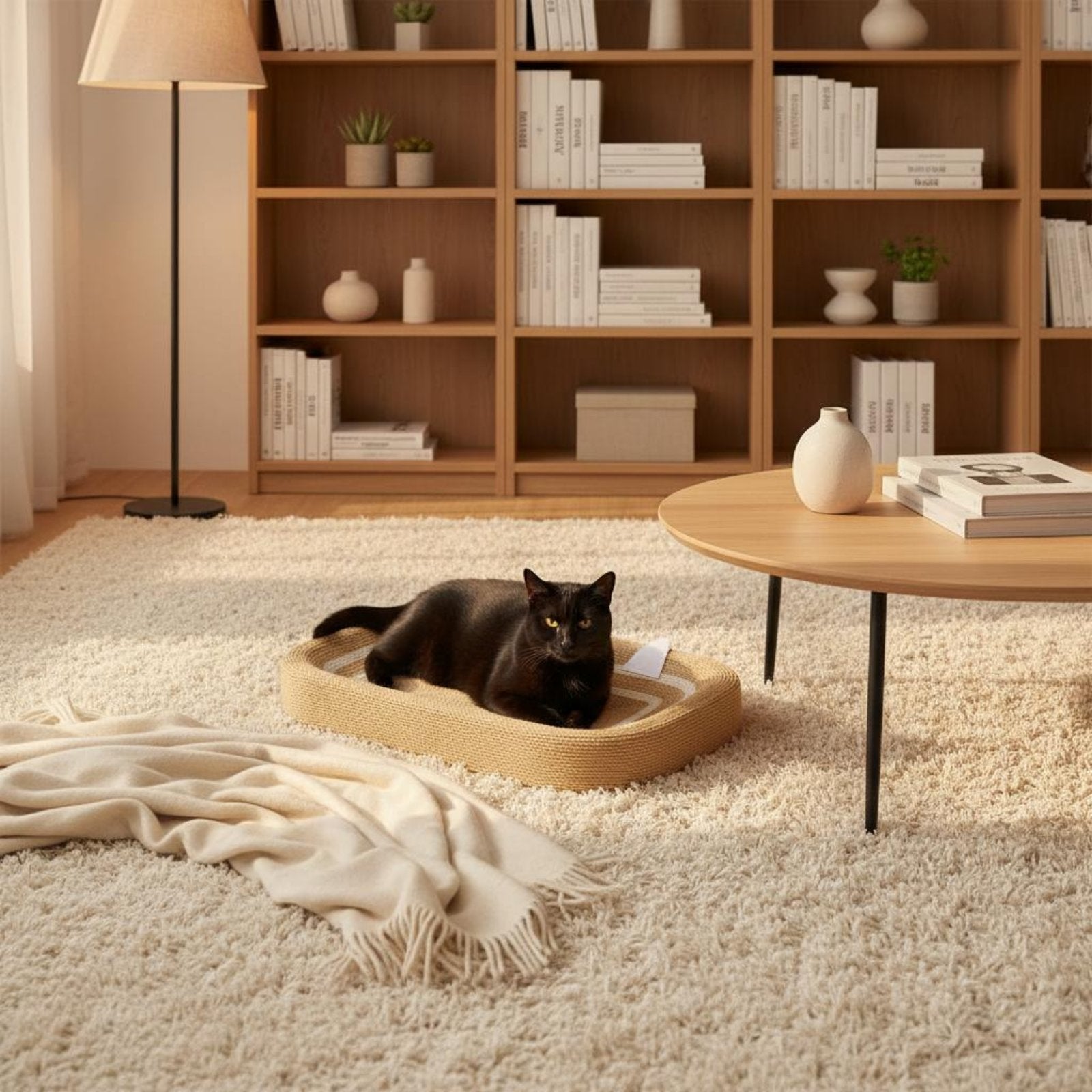 Cat Scratching Basin Long-Lasting Pet Supplies Large Size for Cats