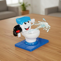 Squirting Toilet Toy Funny Water Spray Game Easy to Play for Party, Family Time