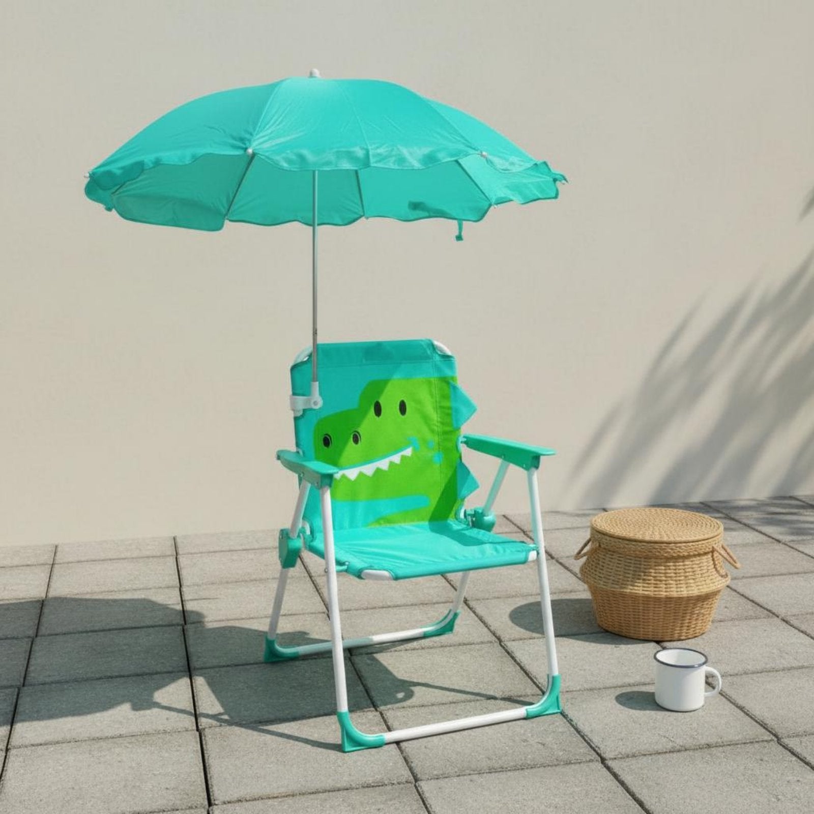 Kids Beach Chair with Umbrella Lightweight for Toddlers