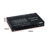 40 Pieces Car Equalizer Amplifier Audio Input Car Audio Equalizer