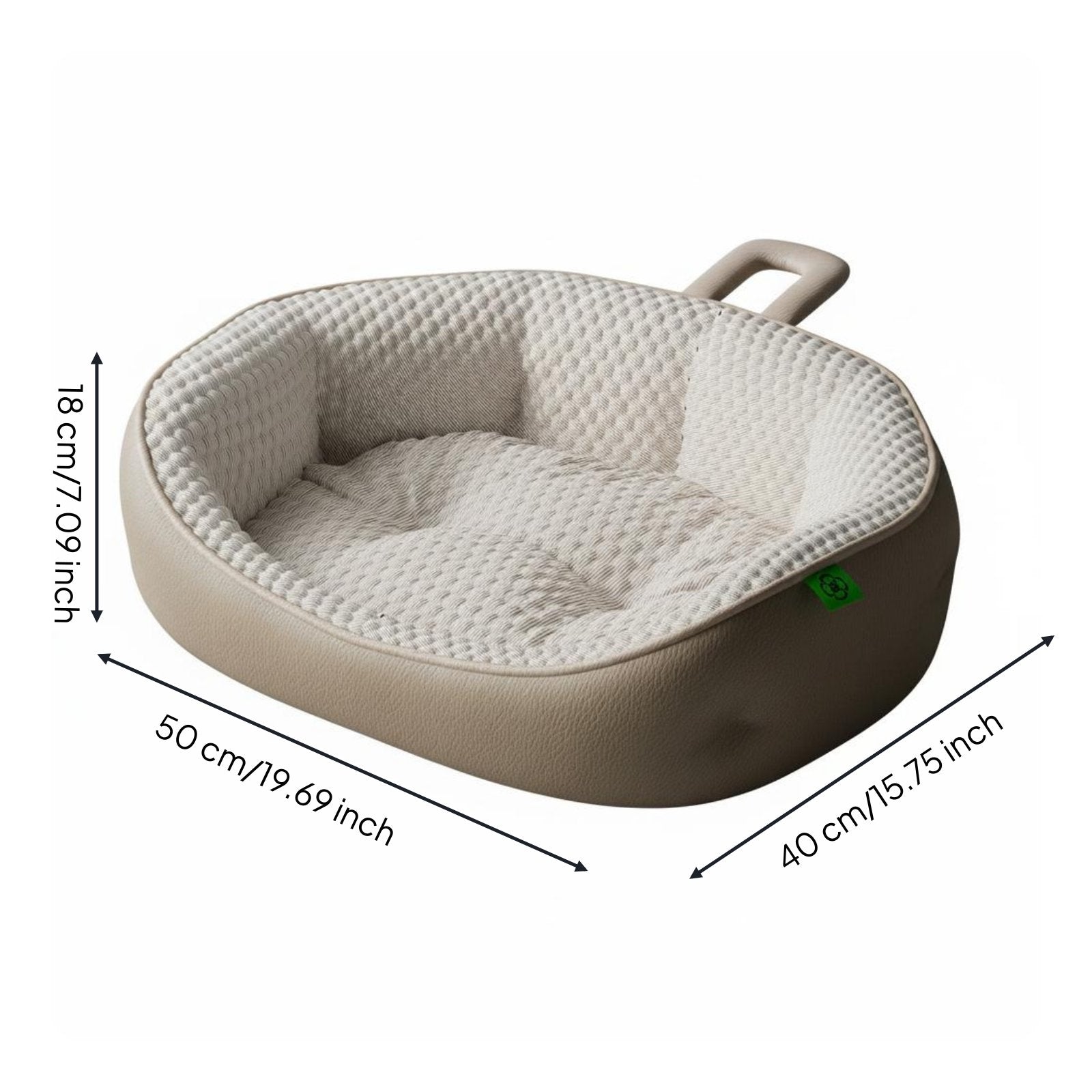 Serene Slumber Pet Nest Year-Round Use Cooling Pet Bed Breathable Material