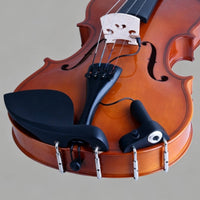 Clamp-on Violin Pickup Circular Opening Wood Contact Violin Pickup Black