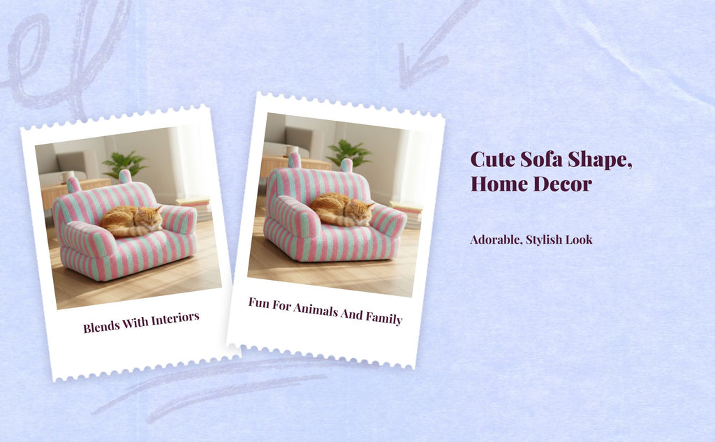 Cat Bed, All-Season, Thick, Removable, Washable, Indoor Sofa