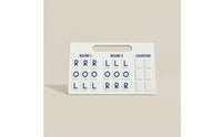Mahjong Practice Board Portable Mahjong Charleston Practice Board Handled Design