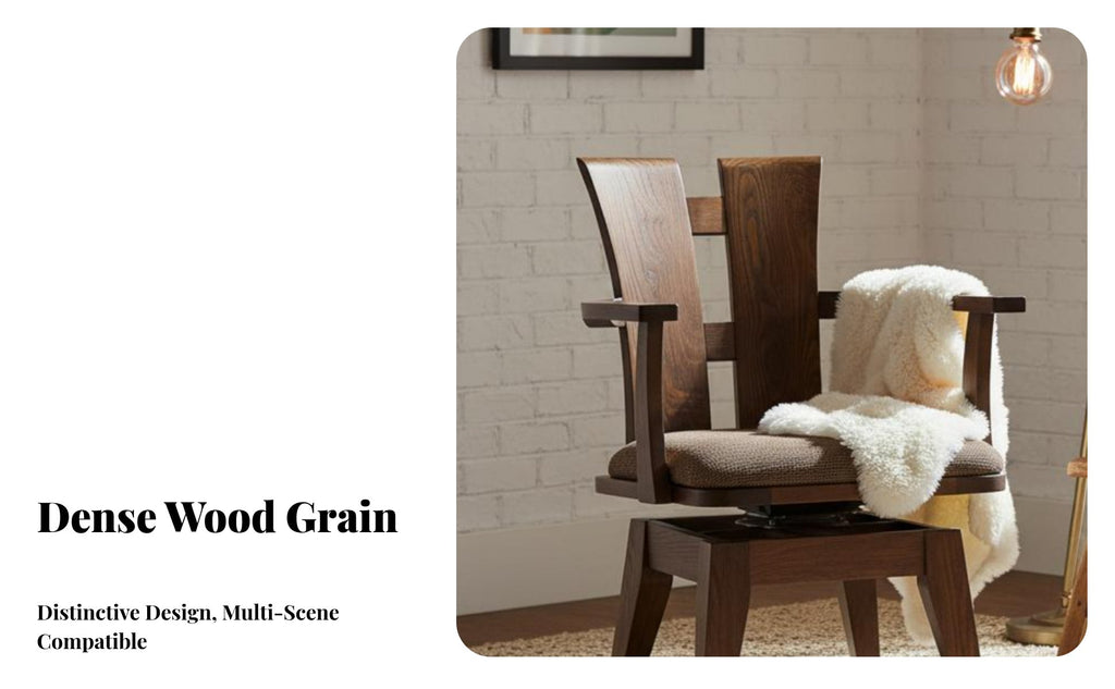 With Armrests Spindle spine pivot Armchair Vintage-vintage-design & aesthetic Design Upholstered pivot Chair Sturdy Construction Indoor Furniture Multi-Use for residents, Adults, Office Workers, Dining Room, Restaurant, Bedroom, Nursery