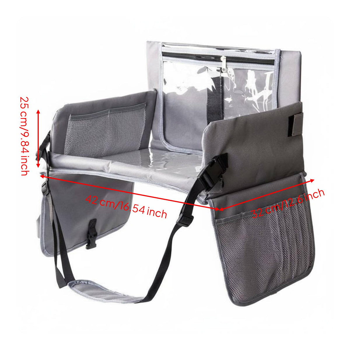Portable Sketch Surface Tray Transparent Tablet Holder Young Child Travel Lap Table Multi-Functional Kids Tray for Young Children, Road Trips