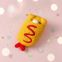 Soft Creature Pen Holder Case Yellow School Storage Portable