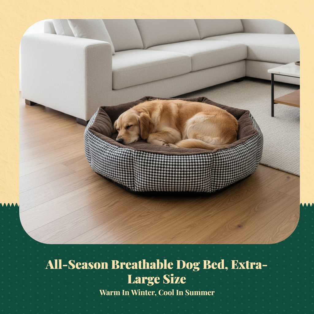 Dog Bed Removable washable cover Large non-slip mat Kennel pad
