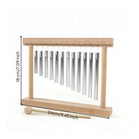 Educational Wind Chime Included Mallet Educational Music Toy Stepped Design