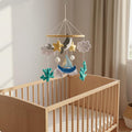 Felt Crib Mobile Easy to Install Marine Creature Crib Mobile Sleep Aid