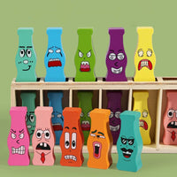Guess the Bottle Game Educational Bottle Color Matching Game Easy to Play