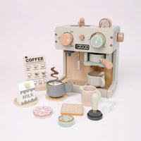 Toy Coffee Machine Educational Kitchen Appliance Toy Set Smooth Edges Mini Kitchen Appliance Toys Kids