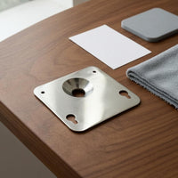 Percussion Pad Bracket Reflective Finish Drum Mounting Bracket Silver